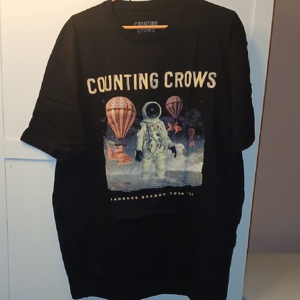 Counting Crows Black Graphic T-Shirt